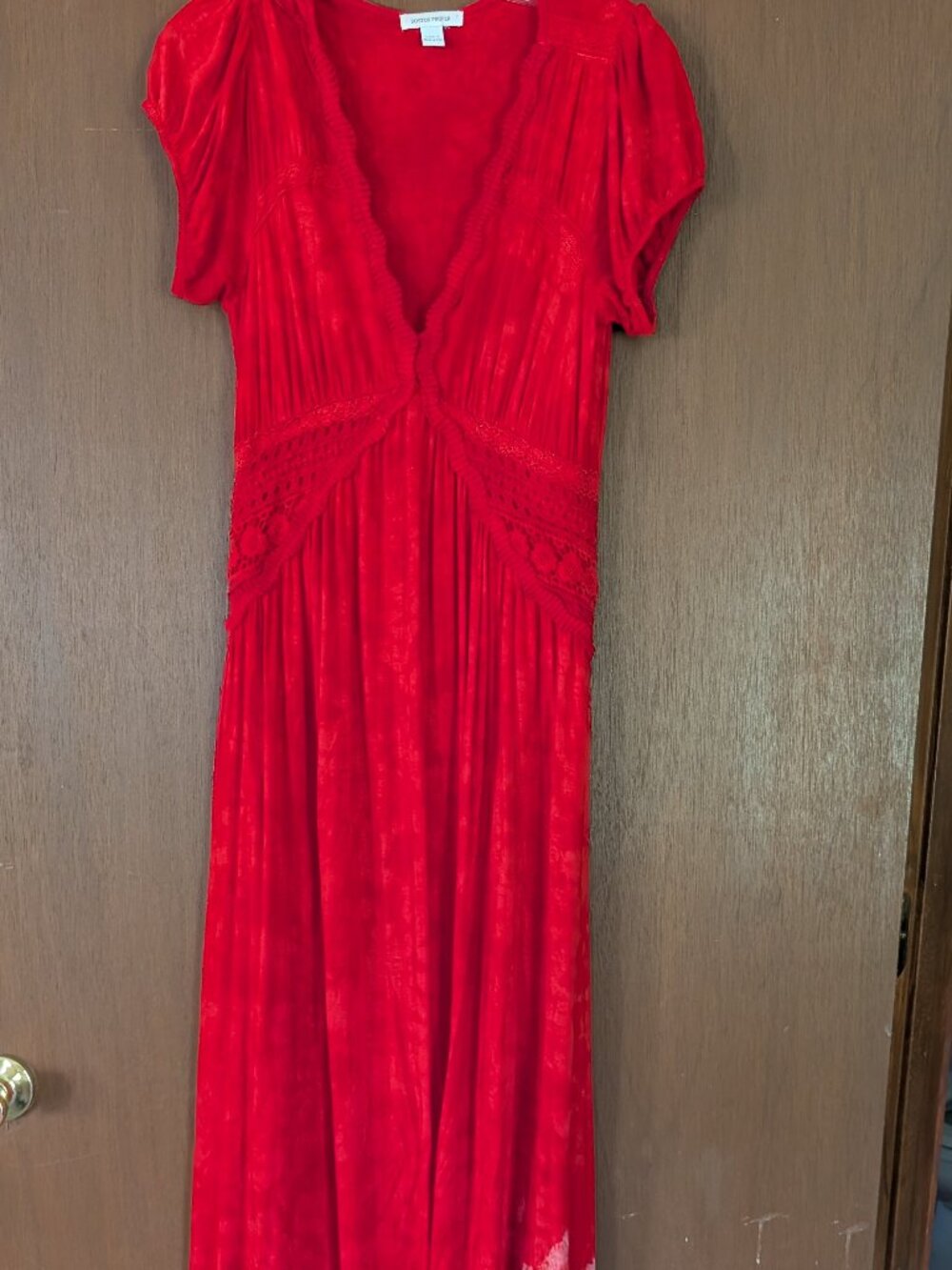 Boston proper red maxi dress